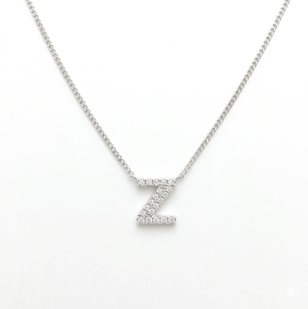 COLLAR LETRA INICIAL MINI PLATA
