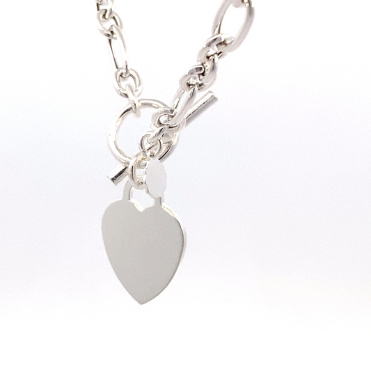 Pulsera corazón grande
