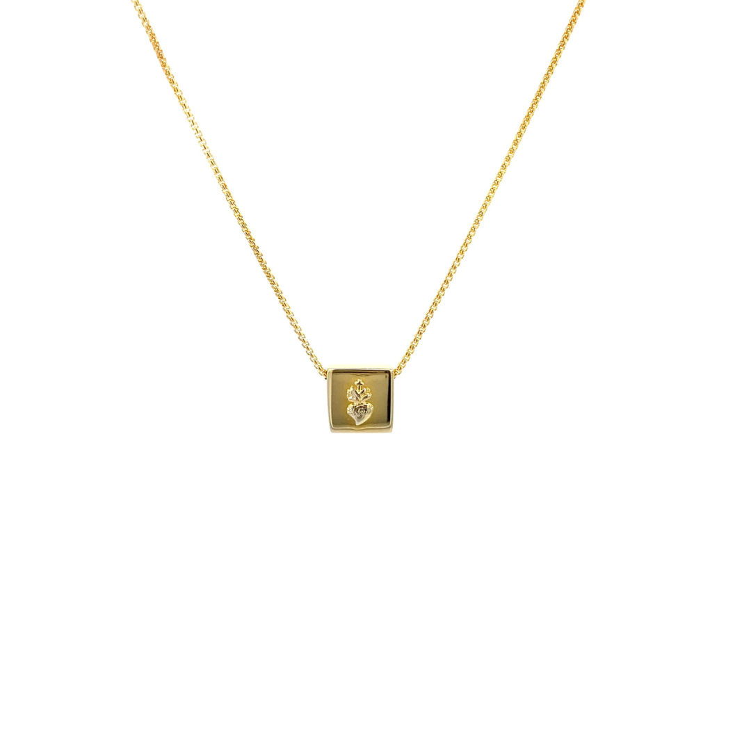 Collar Sagrado Corazón "Detente"