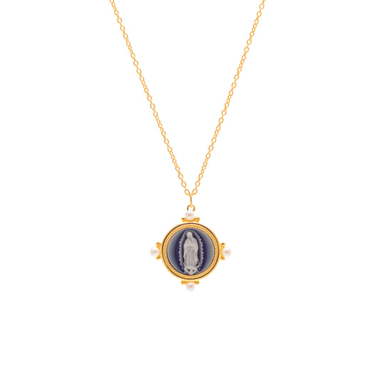 Medalla Virgen de Guadalupe Cameo chica