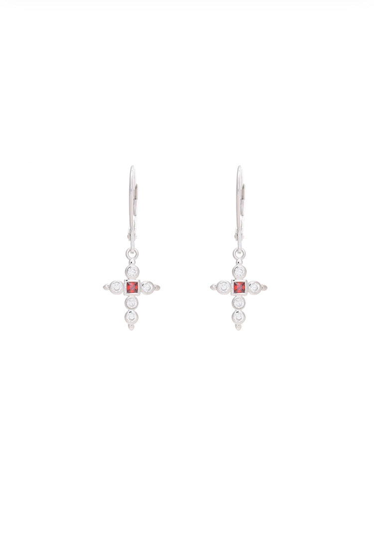 Aretes Cruz de Circonias
