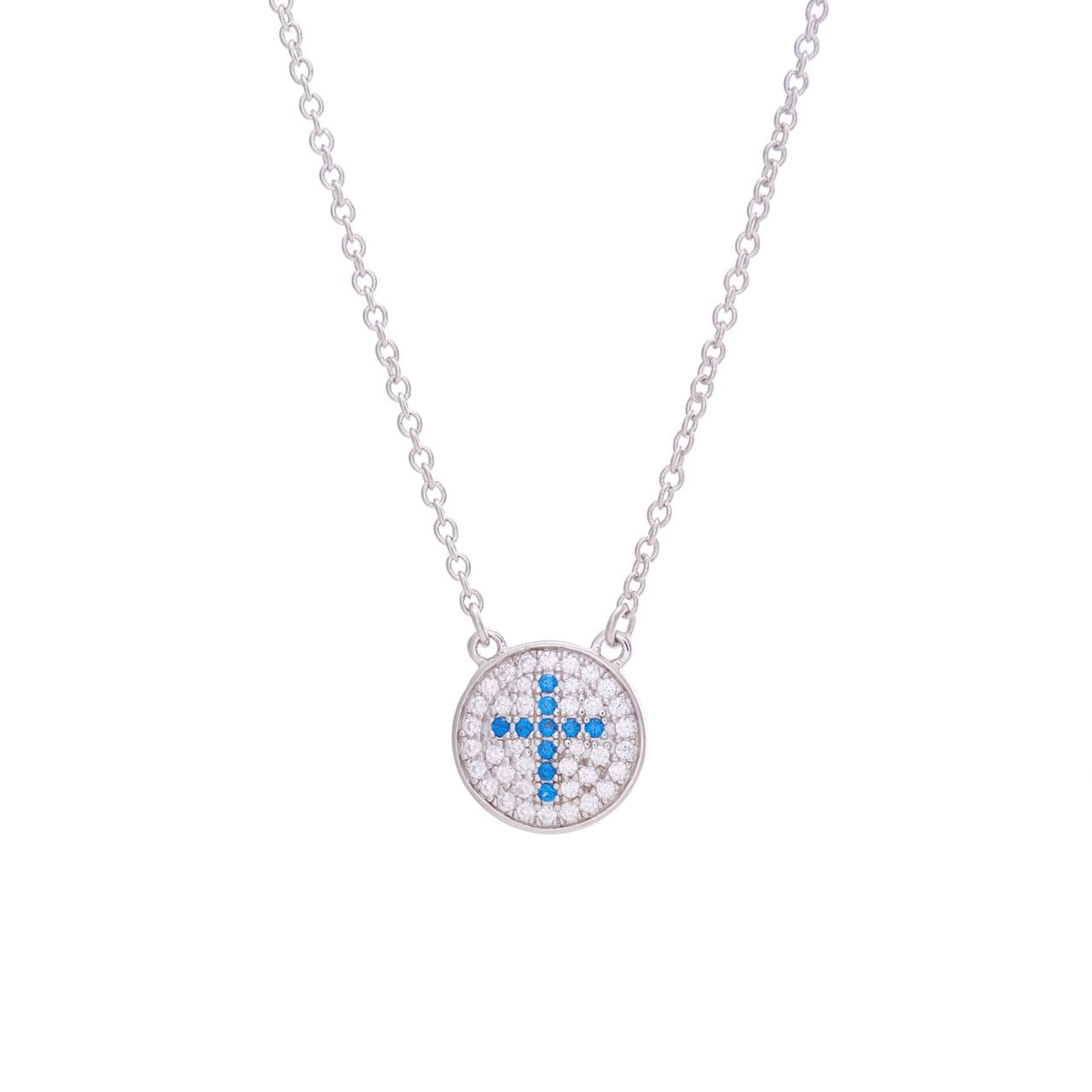 Cruz Circonias Azules