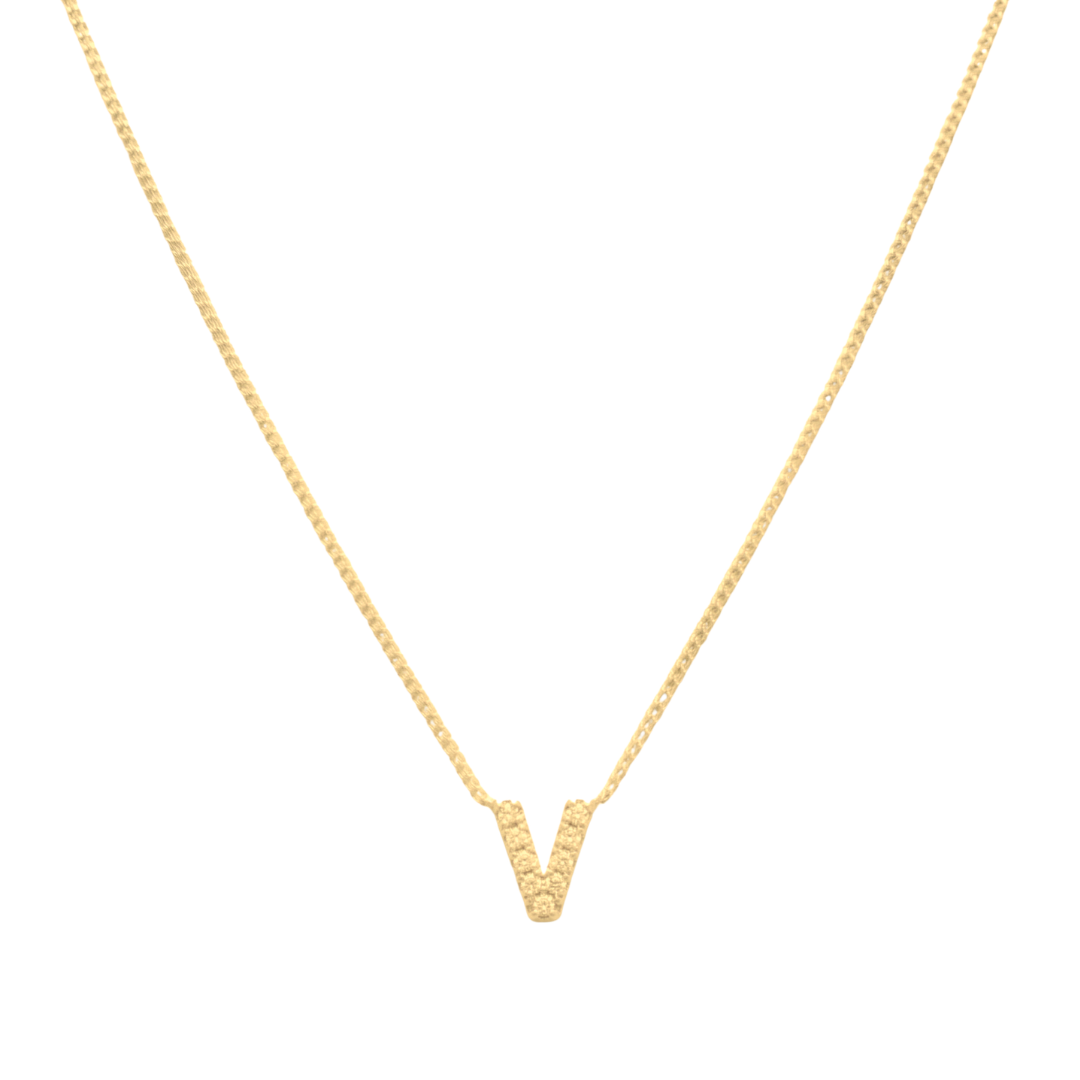 COLLAR LETRA INICIAL MINI DORADO