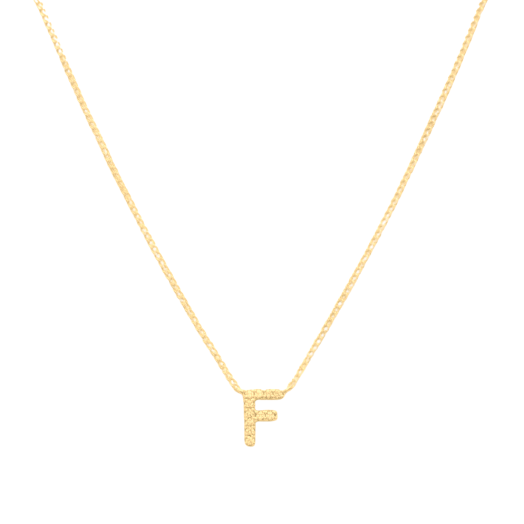 COLLAR LETRA INICIAL MINI DORADO