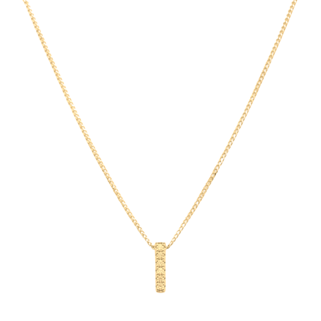 COLLAR LETRA INICIAL MINI DORADO