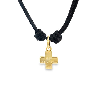 Cruz de oro de 14K