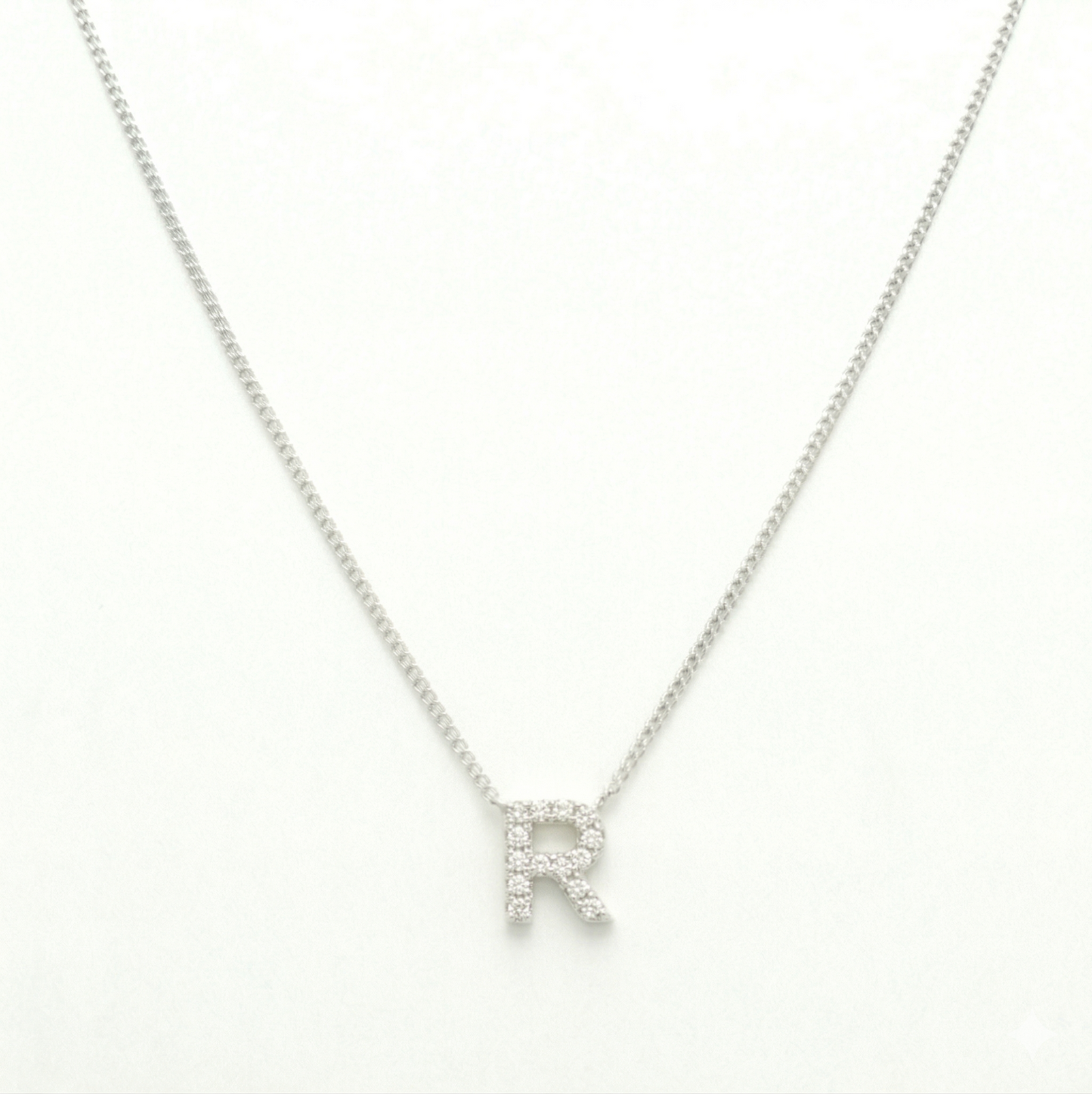 COLLAR LETRA INICIAL  MINI PLATA