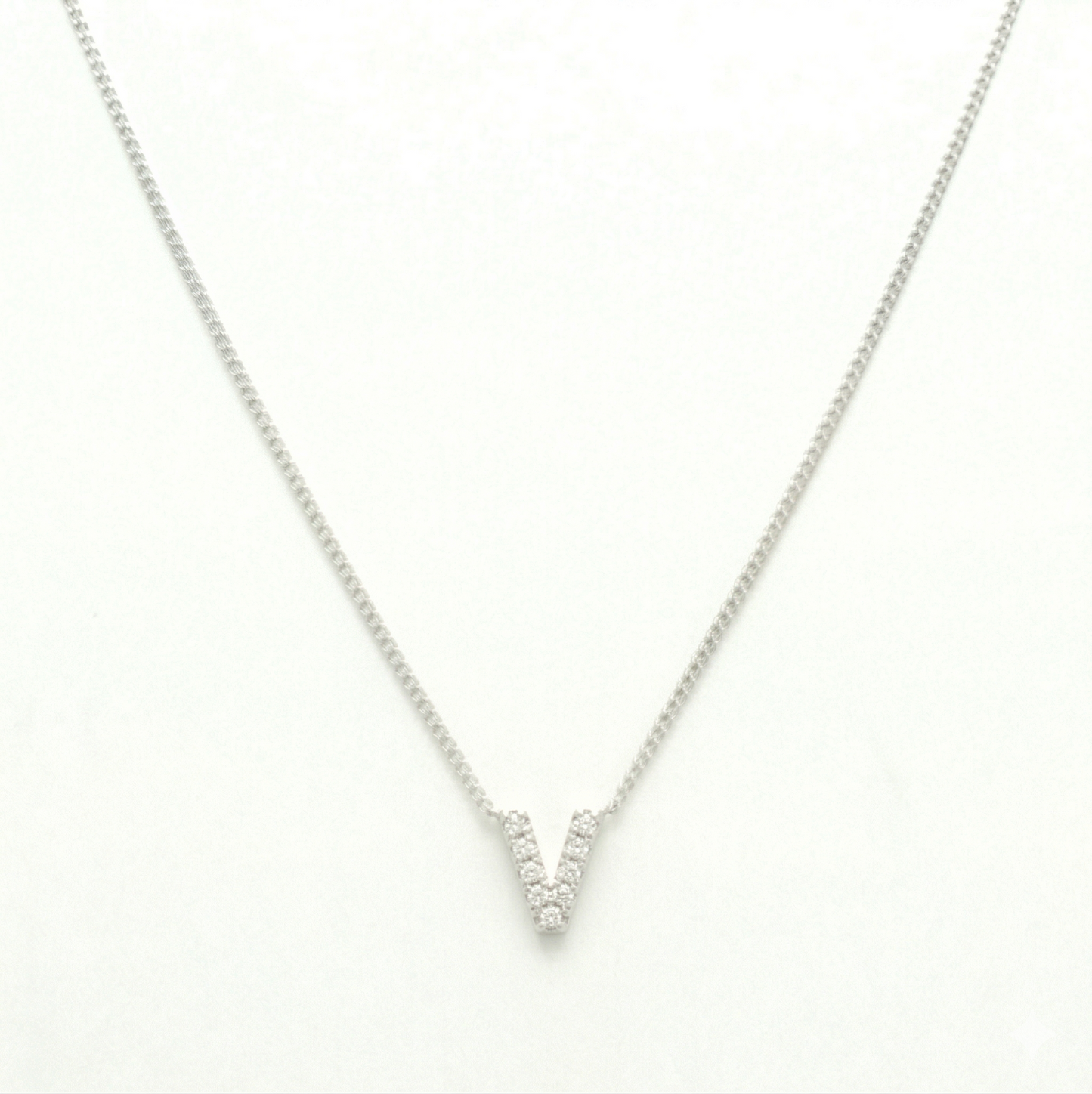 COLLAR LETRA INICIAL  MINI PLATA