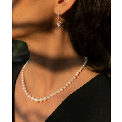 Aretes Rosas con Circonias