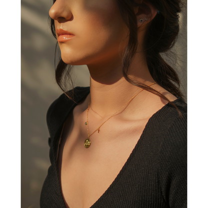 Collar de los Sagrados Corazones de Jesús y María