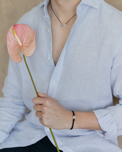 Escapulario de la Virgen del Carmen con hilo encerado de algodón