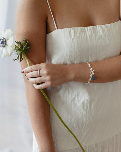 Pulsera corazón grande