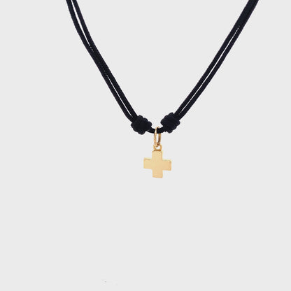 Cruz de oro de 14K