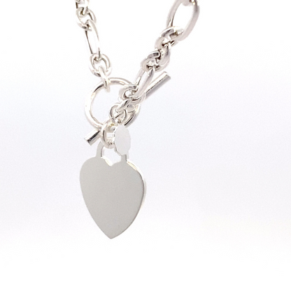 Pulsera corazón grande