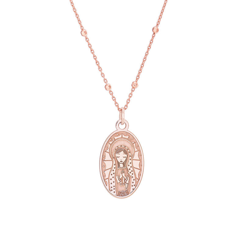 Medalla Virgen de Guadalupe Ovalada