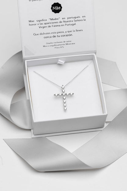 Cruz de circonias grande